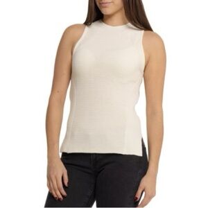 Peter Millar Campbell Ottoman Rib Sweater Ivory - L